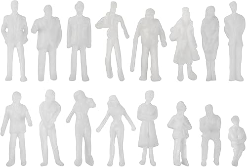 DS. DISTINCTIVE STYLE Figuras sin pintar a escala 1100 100 piezas surtidas poses en miniatura para diseño arquitectónico, proyecto de decoración de