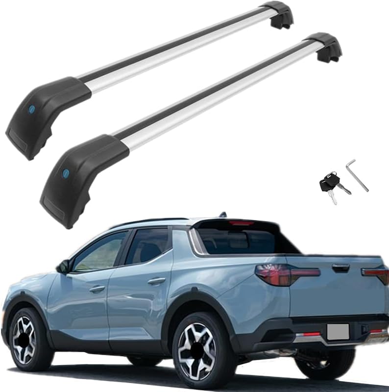 Amazon.com: MotorFansClub Roof Rack Cross Bars Fit for Hyundai Santa ...