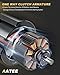 AATEE 19616 Starter Motor Fit for:-Dodge Grand Caravan Journey Avenger 2011-2020 3.6L V6 for:-Chrysler Town & Country 200 2011-2017 for:-RAM Promaster 1500 14-21 CV for:-Jeep Cherokee 04801839AB