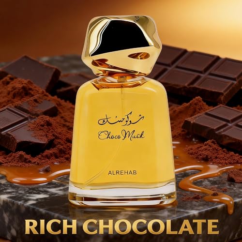 Image of AFLUXE Men's Eau de Parfum, Woody Fresh Cologne for Men, Long Lasting Modern Masculine Scent, 3.4 Fl Oz (100ml) Choco Musk 100ml&Pheromone
