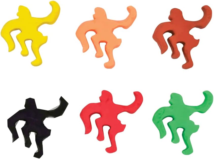 Raymond Geddes Big Foot Puzzle Erasers (Pack of 24) - Shape and Pattern Making Erasers for Kids - Perfect for Birthday Party Favors and School Supplies