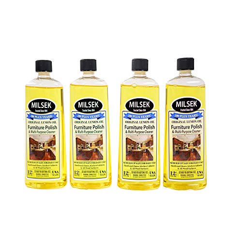 Milsek Furniture Polish, 12-Ounce-4-Pack, 4 Pack