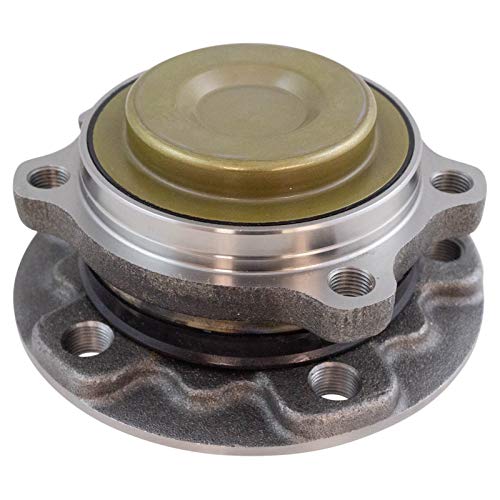 Image of TRQ Front Left and Right Wheel Bearing and Hub Assembly Set 2 Piece Compatible with 11-14 BMW 535i 12-14 528i 10-14 535i GT 11-14 550i 10-14 550i GT 2011 550i GT xDrive 12-14 640i 12-14 650i