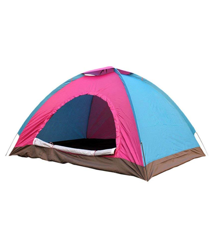 Swamey DISHIN Amazing Polyester Picnic Hiking Camping Portable Waterproof Tent House for with Carry Bag (6 Person; blue, red) (B07VH5PCDN) Amazon Price History, Amazon Price Tracker
