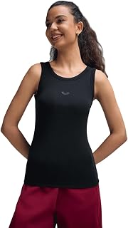 Ten x You Women's Ultra-Lightweight Ribbed Tank Top | Micromodal & Micropolyester Blend, Sleeveless Crew Neck, Regular Fit... Price In India