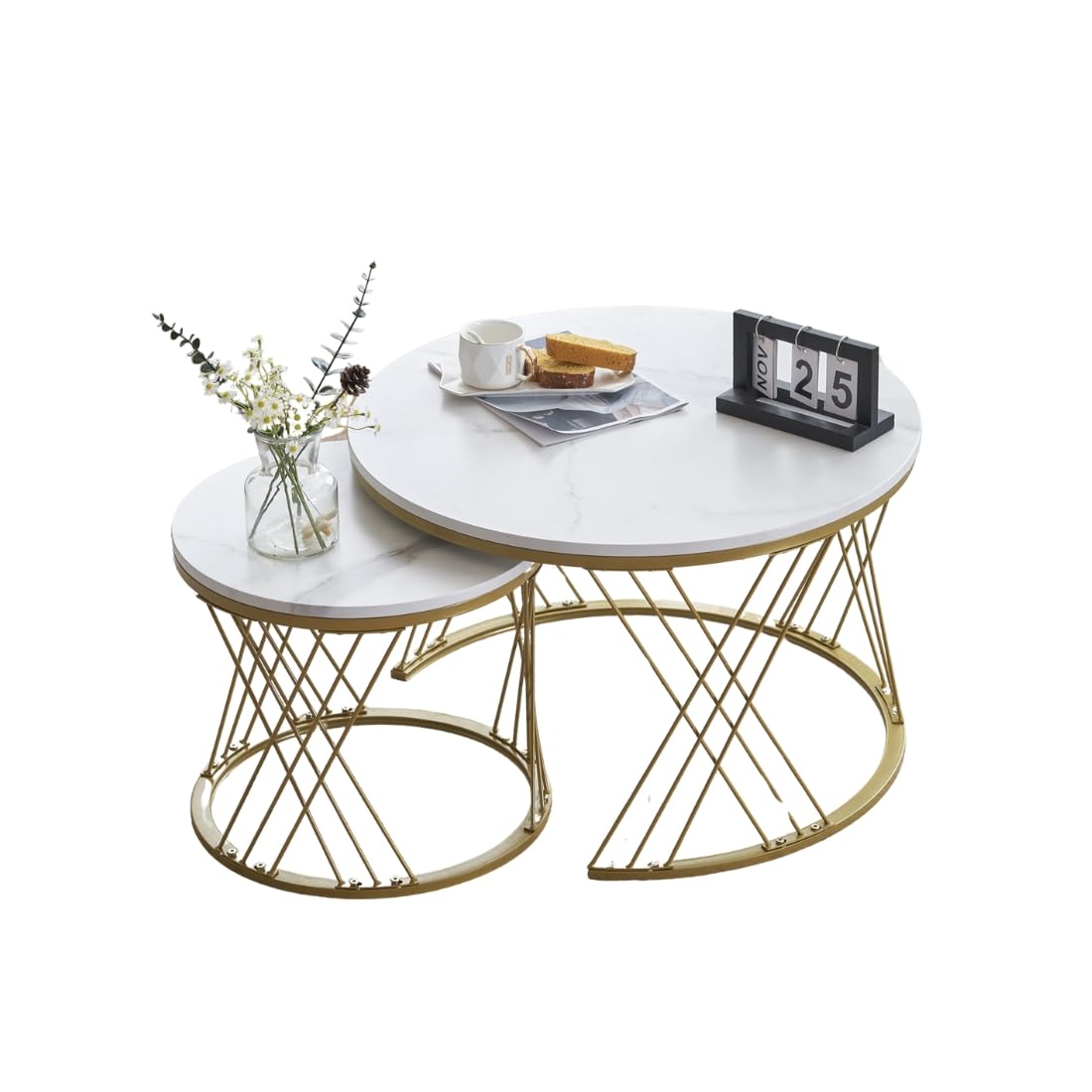 Amazon.co.jp: センターテーブル ネストテーブル ローテーブル 入れ子  