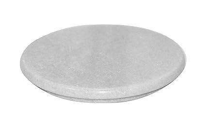 Shopnetix Marble Chakla/Marble Roti Maker/Marble Rolling Board,Large Size 9 Inch (22 cm) (White)