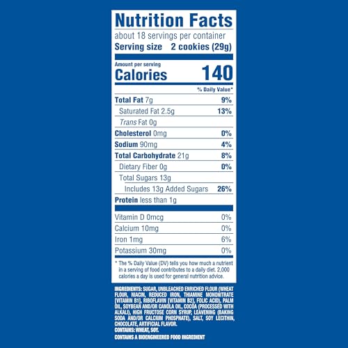 Image of Oreo Double Stuf Chocolate Sandwich Cookies, Family Size, 18.71 oz