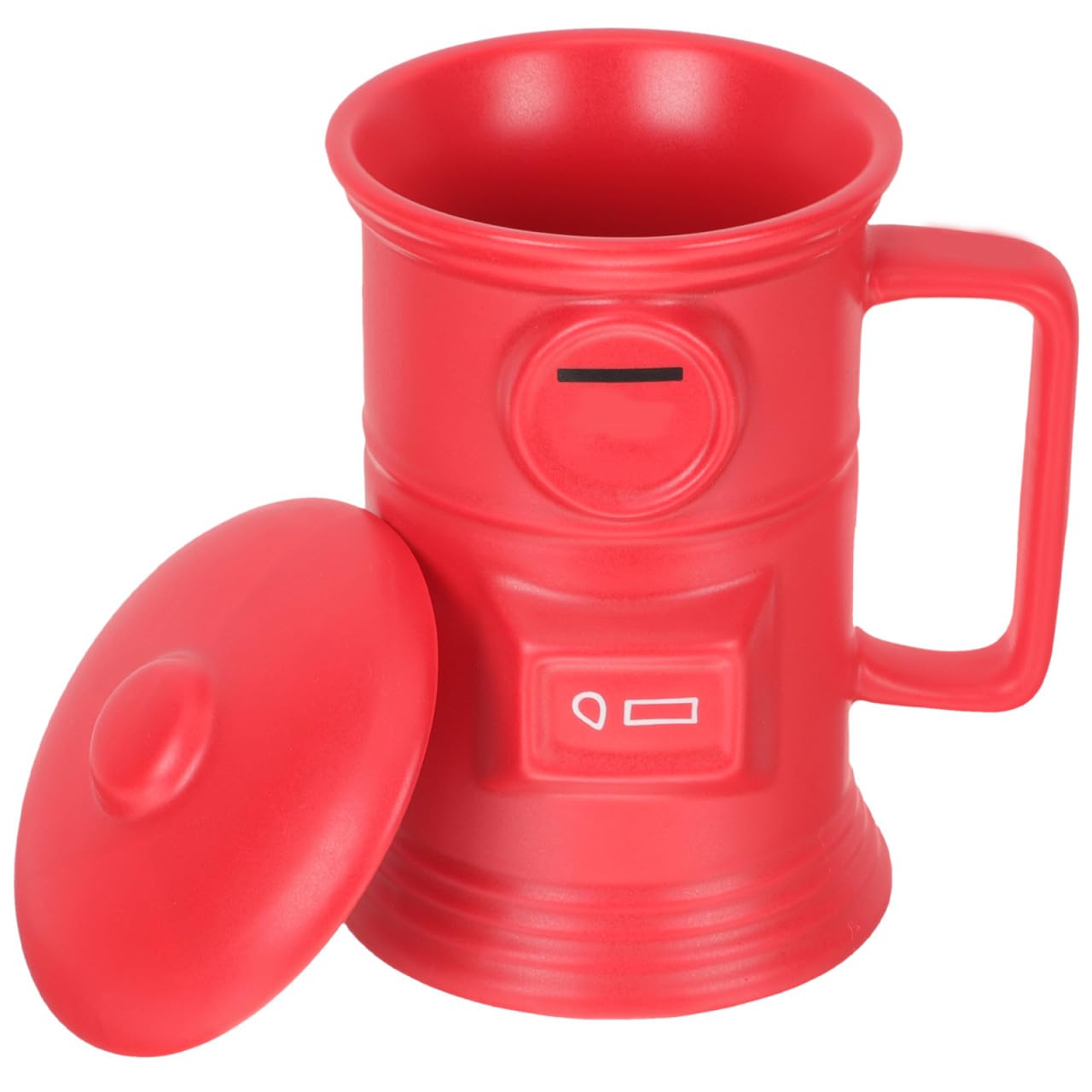 Taza De Buzón Retro De Cerámica Taza De Agua Hogar Con Asa Para Café o Té Obsequio De Inauguración Casa
