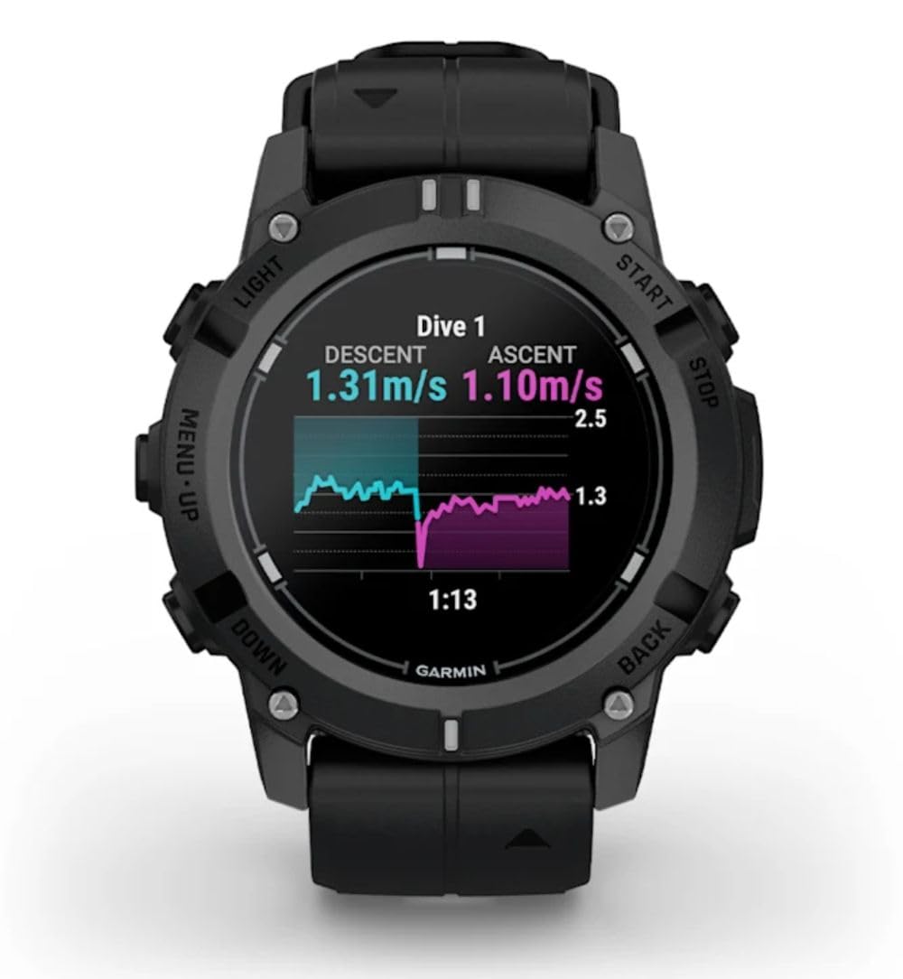 【新品未使用】GARMIN DESCENT G2 ブラック Garmin Descent G2 Dive 45mm GPS Smart Watch Black Black