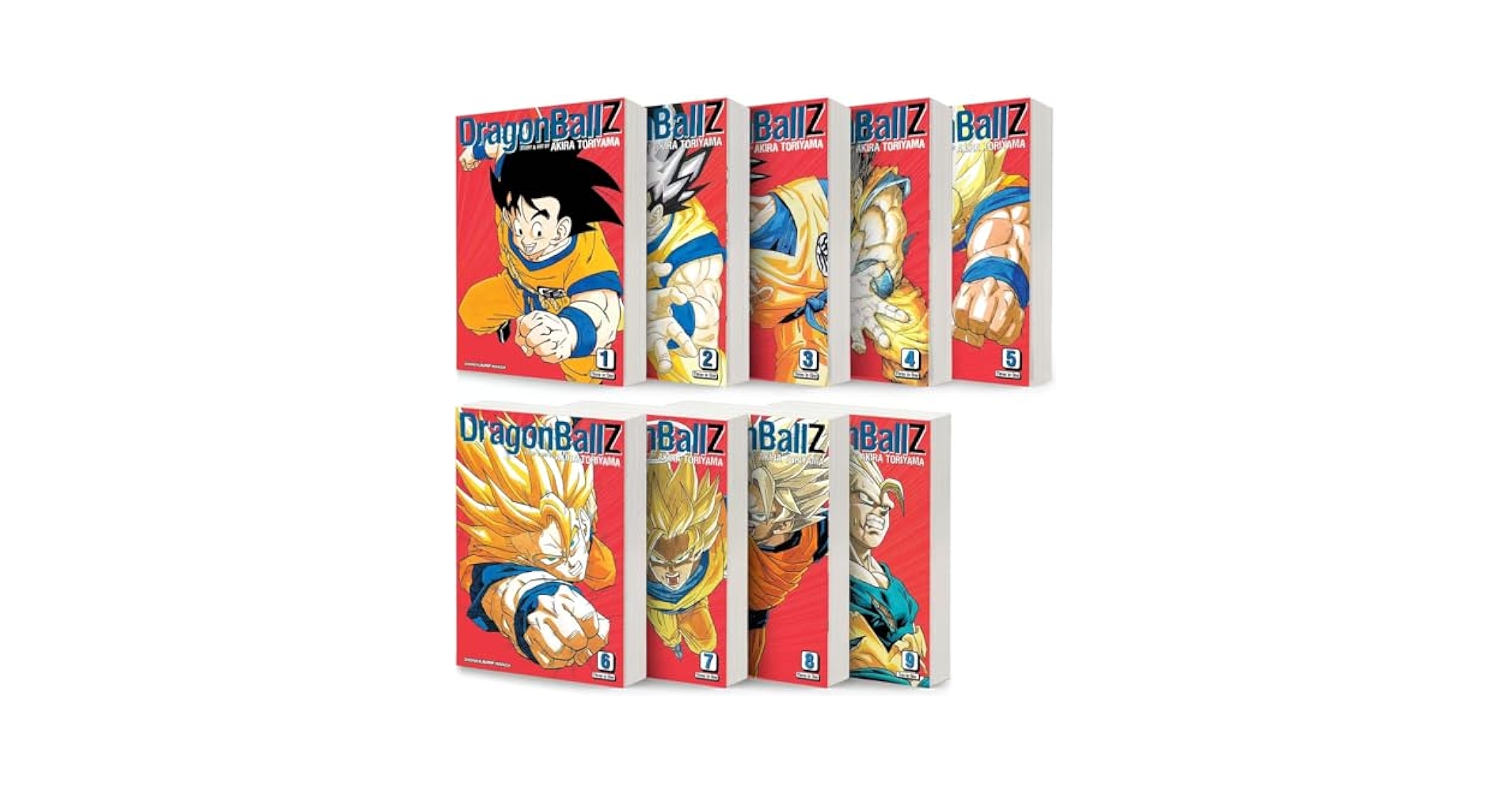 Dragon Ball Z Vizbig Editions Manga Set, Vol. 1-9: Akira