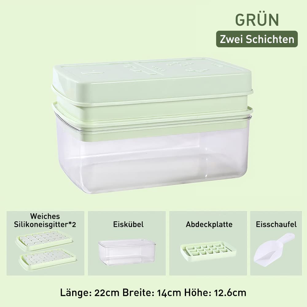 Eiswürfelbehälter Aus Edelstahl - Mit Sieb Und Zubehör