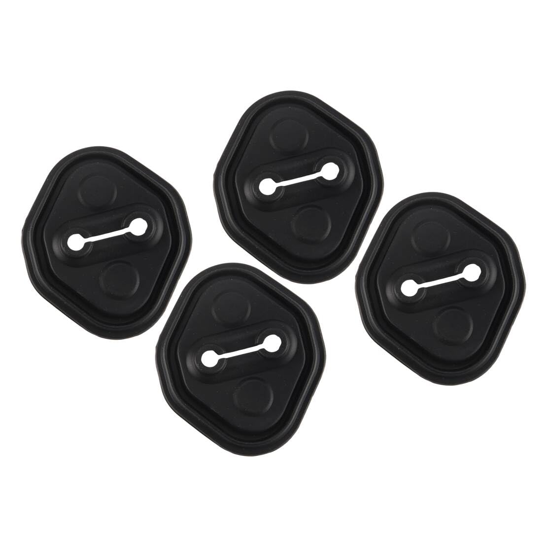 beler 4Pcs Silicone Door Lock Latch Protective Cover Trim Anti Rust Sticker Decor Protection Pads Accessories compatible for Toyota Land Cruiser 250 Prado LC250 2024-2025