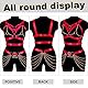 Damen Body Harness BH Punk Strumpfband Elastisch Verstellbarer BH Tanz Karneval Gothic Kostümzubehör