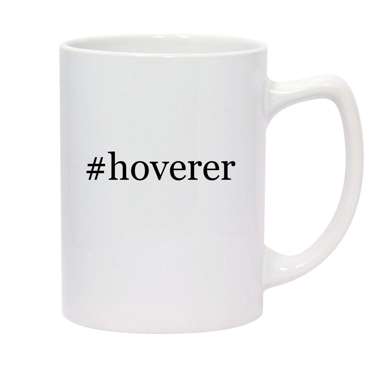 Molandra Products#hoverer - 14oz Hashtag White Ceramic Statesman Coffee Mug