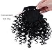 DIFEI Creative 2020 Afro Kinky Curly Hair Bangs - Hair Closure in Extension for Black Women
