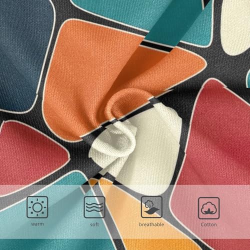 Abstract Shapes Cute Panties Girl Toddler Underwear Custom Cotton Funny Briefs Kids Undies 2t3