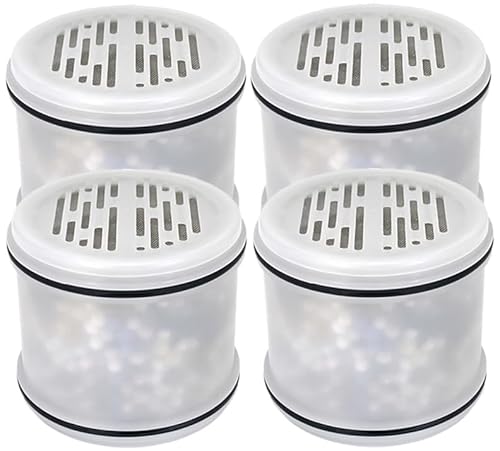 4-Pack Shower Filter Cartridges for Hard Water