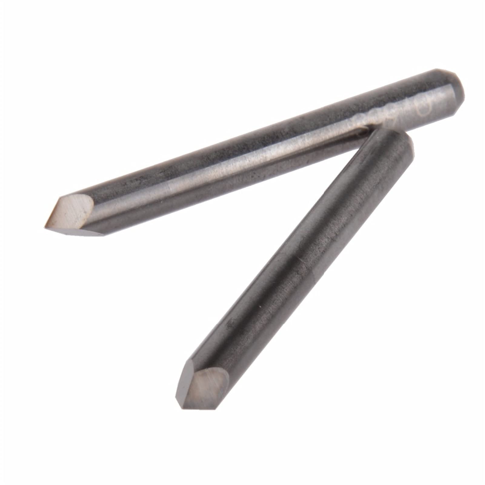 BERWENNY 10Pcs 90 Degree Carbide CNC End Mills Engraving Bit 0.1mm Milling Cutter Router Bit