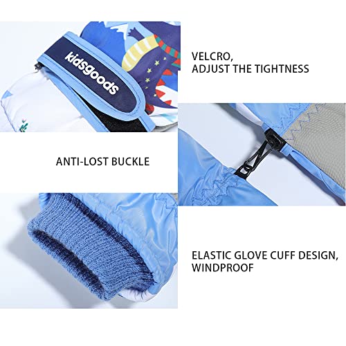 Guantes de invierno gruesos W2 contra el frío y las manos mojadas en niños 3
