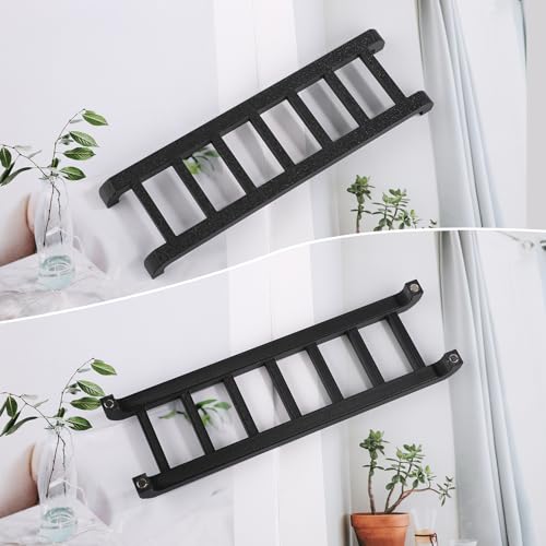 Magnethalterung für Widdle Wadder Ladder, 20 x 6 x 1,8 cm Widdle Wadder Ladder Automagnet Leiter aus ABS-Kunststoff Befestigung an Mehreren Oberflächen für Autokühlschränke (Schwarz)