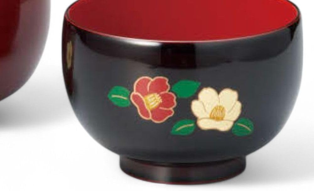 輪島塗 金 蒔絵 扇面 蓋付 椀 吸物椀 竹 梅 木箱 伝統工芸