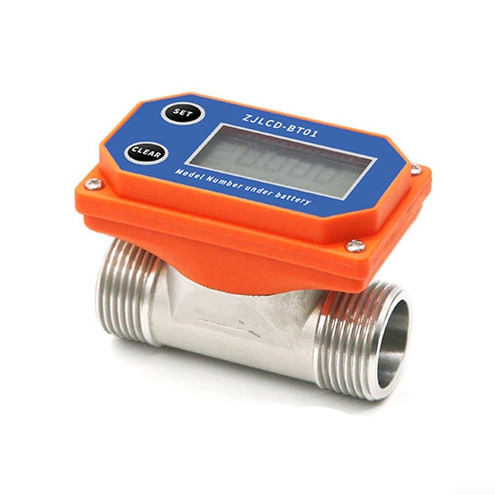 Caudalímetro digital de acero inoxidable DN25 ± 10% de precisión