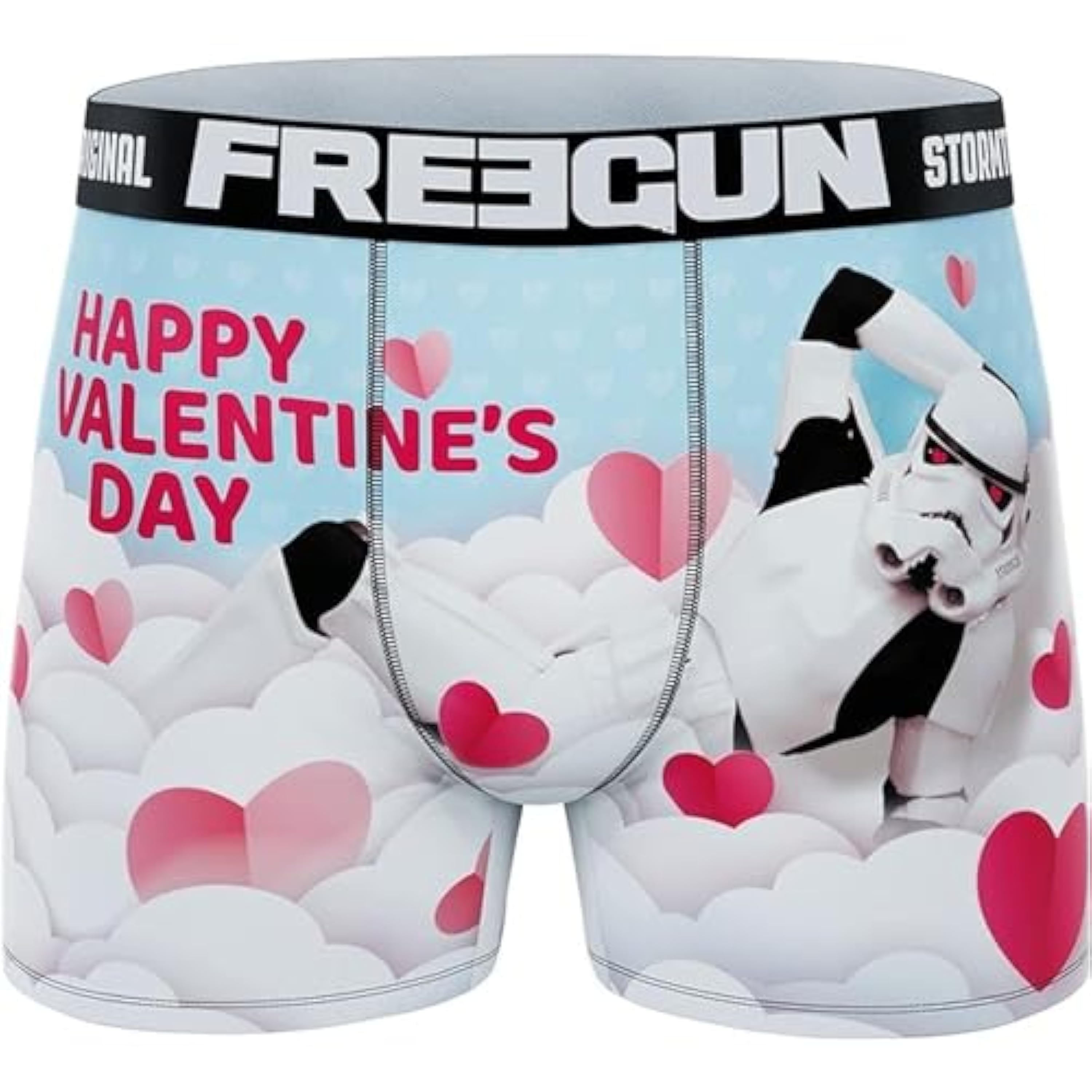 FREEGUN L - Calzoncillo bóxer San Valentin Star Wars para Hombre Microfibra