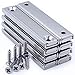 Produktbild Rechteckig Starke Neodym Magnete, 8 Stück Neodym Magnete 60x13.5x5mmSuper Stark Kräftig Neodym Viereckig Ziegel Magnete mit Befestigungsschrauben