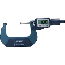SHAHE 2-3/50-75 mm 0.001 mm Electronic Outside Micrometer with Retail Box Micron Outside Micrometer 50-75 mm,Battery Included