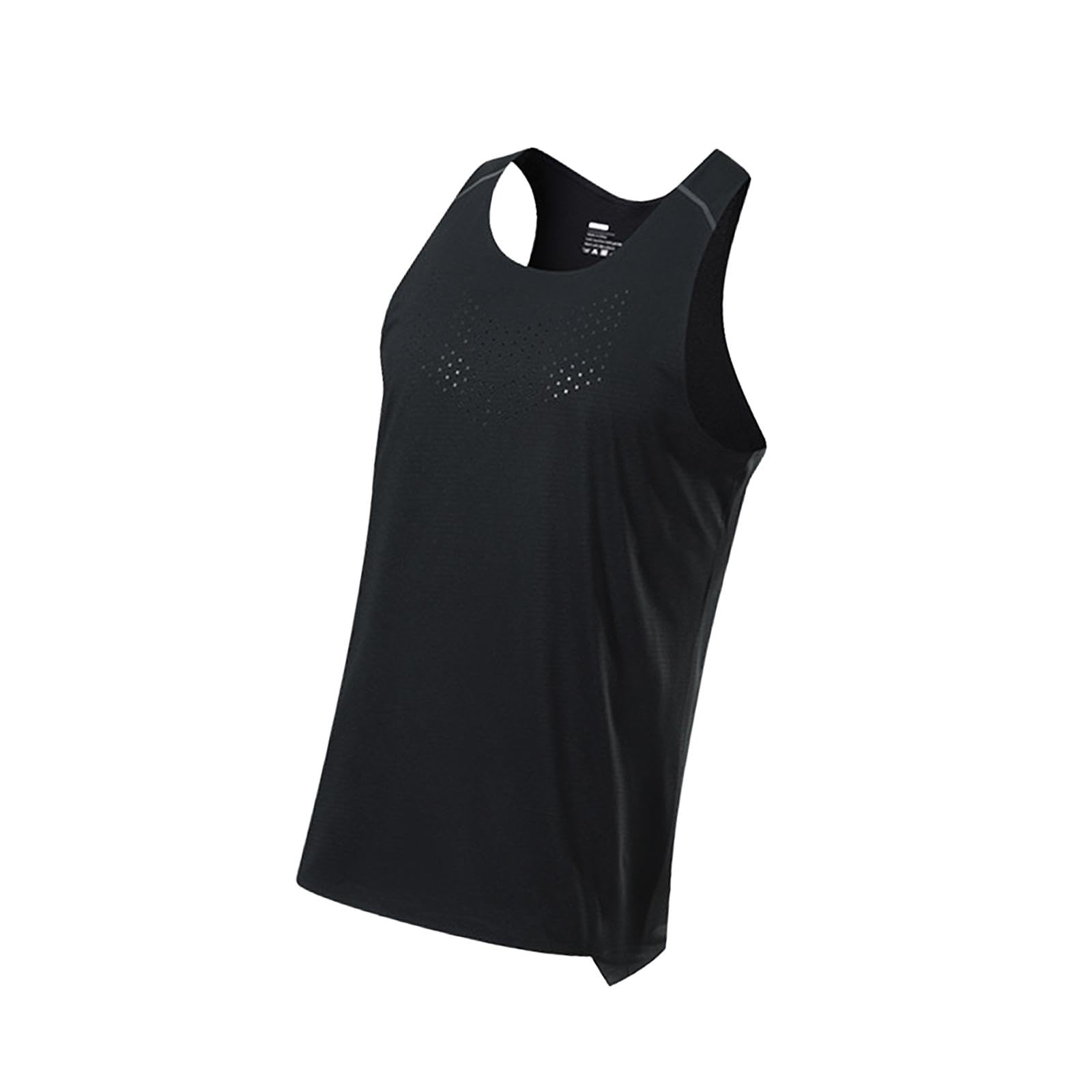 Men Tank Tops Workout Tops Fashion Breathable Sportwear Sports Running Shirt Black XL|Clothing, Shoes & Accessories-image-28