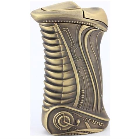 HAWAN Cigar Lighter Bronze Windproof Torch Lighter Refillable Butane Lighter(Butane Not Included) Cover