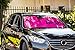 LUNNA AMA-013 Barbie 60th Anniversary Officially Licensed Collectors Female Style Seat, Steering Wheel Cover, Sunshade, Car Jewelry Kit Embellished with Swarovski Crystals