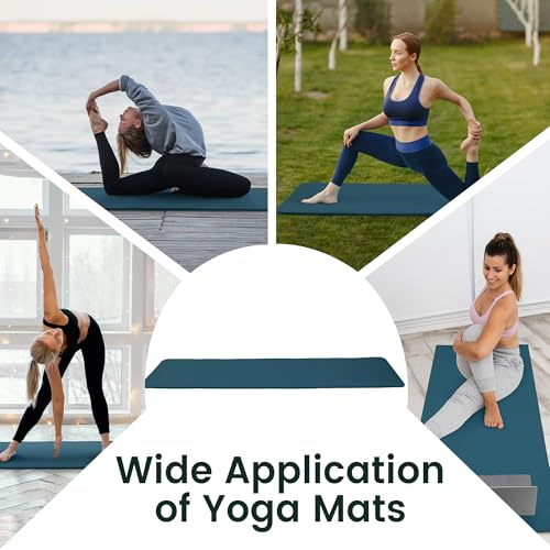 Image of BalanceFrom GoYoga All-Purpose 1 /2-Inch Extra Thick High Density Anti-Tear Exercise Yoga Mat with Carrying Strap