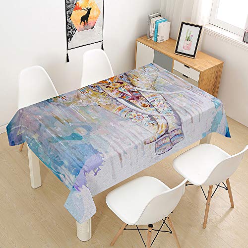 Nappe éléphant aquarelle pour décoration de table conviviale