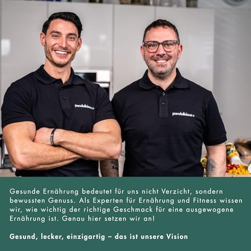Pandalicious Saucen - Fettarm & Zuckerreduziert - Ohne künstliche Konservierungsstoffe - Glutenfrei - Vegan - 100% Geschmack (Little Fuego - Milde Salsa Soße)