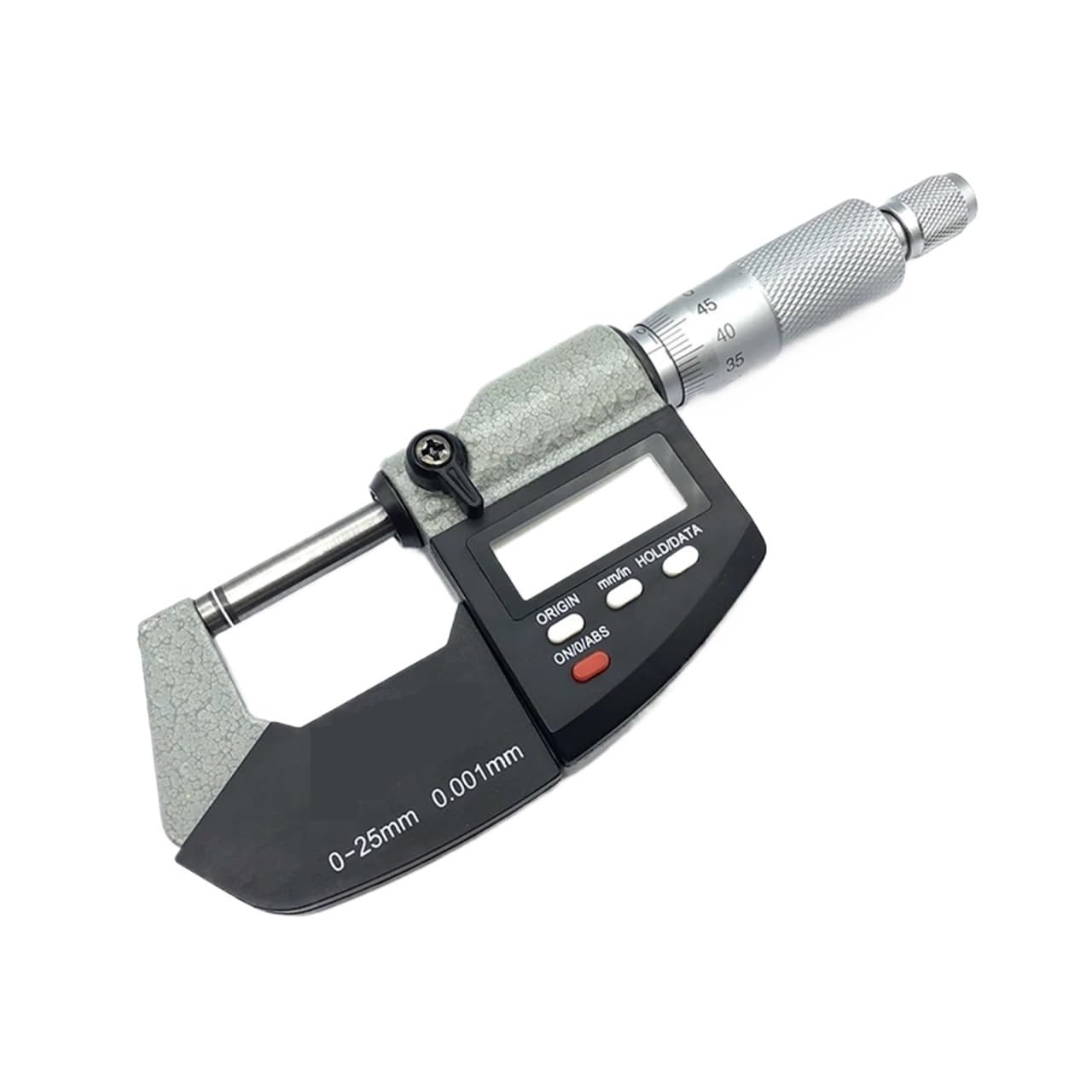 Suwmiarki cyfrowe, 0-25mm Elektroniczny Zewnętrzny 0,001mm Cyfrowy Mikrometr Miernik Mikrometr Narzędzie Pomiarowe