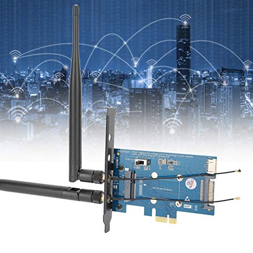 Tarjeta de red PCI-E mini de doble banda con Bluetooth para PC escritorio 2