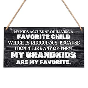 Mygrandkidsaremyfavoritewoodensigngrandparentsgift5x10rustichomedecorfarmhousesignmothersdaygiftfathersdaygifta23 Urban Country Home Decor My grandkids are my favorite wooden sign grandparents gift 5×10 rustic home decor farmhouse sign mothers day gift fathers day gift a23 urban country home decor