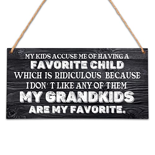 Mygrandkidsaremyfavoritewoodensigngrandparentsgift5x10rustichomedecorfarmhousesignmothersdaygiftfathersdaygifta23 Urban Country Home Decor My grandkids are my favorite wooden sign grandparents gift 5×10 rustic home decor farmhouse sign mothers day gift fathers day gift a23 urban country home decor