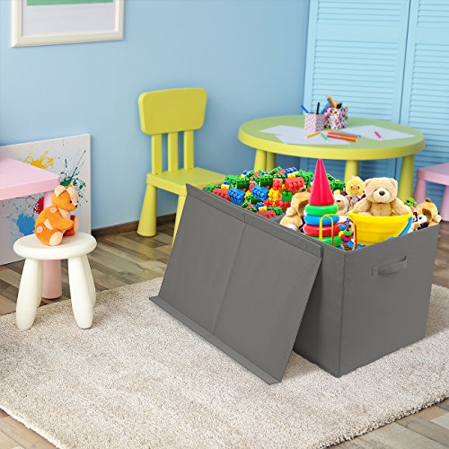 image for Sorbus Toy Chest with Flip-Top Lid, Kids Collapsible Storage for Nurse