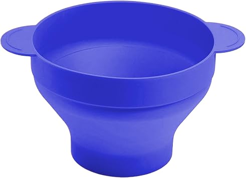 Popcorn Bowl Silicone Lidded Handled Containers