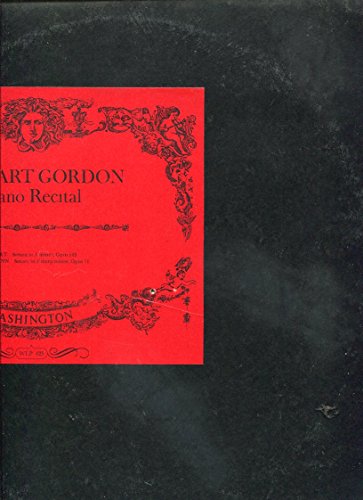 SCHUBERT PIANO SONATA, OP.143 & SCHUMANN PIANO SONATA OP.11 LP /STEWART GORDON