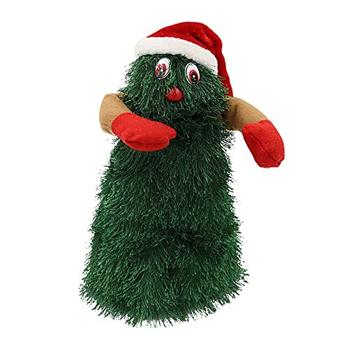 Giantree Animated Christmas Decorations, Singing and Dancing Christmas Tree Rotating Dancing Music Toy Electric Christmas Tree Desktop Ornament Xmas Home Decoration, Battery Powered