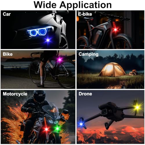 Elegananccy 4PCS Wireless LED Strobe Lights - Image 8
