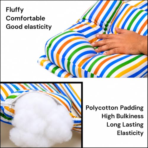 Image of Vparents Sleeping Essentials with Mosquito Net & Spring, Neonate (Blue)