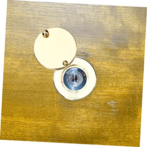 Cobertores de Mirilla para Puerta Seguridad, Tapa de Privacidad de Mirilla, Fácil de Girar, Color Dorado miniatura 4