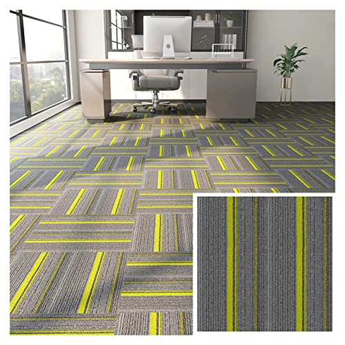 pujindu Paquete de azulejos de alfombra para pelar y pegar, baldosas comerciales de alfombras con respaldo de asfalto, baldosas cuadradas antideslizantes (color : A, tamaño: 5 piezas) Cover