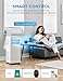Midea 10,000 BTU ASHRAE (7,100 BTU SACC) Portable Air Conditioner, Smart Control, Cools up to 300 Sq. Ft., with Dehumidifier & Fan mode, Easy- to-use Remote Control & Window Installation Kit Included