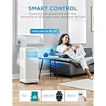 Midea 8,500 BTU ASHRAE (5,000 BTU SACC) Portable Air Conditioner, Smart Control, Cools up to 150 Sq. Ft., with Dehumidifier & Fan mode, Easy- to-use Remote Control & Window Installation Kit Included - Image 2
